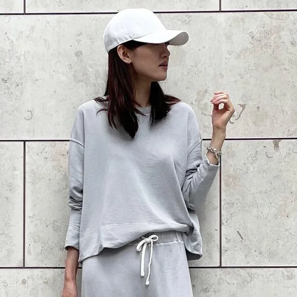 NWT Toteme Logo-Plaque Cotton Baseball Cap Off-white - Picture 5 of 11